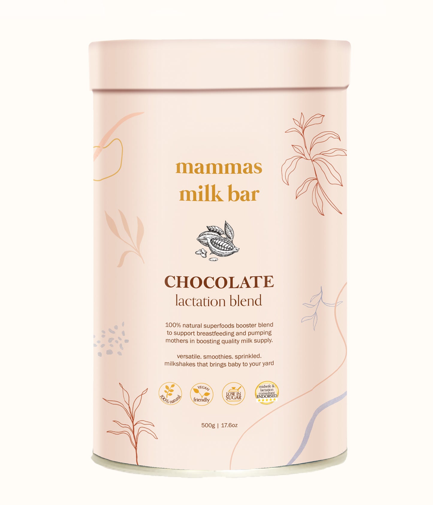 Chocolate lactation blend mammas milk bar nz. Flourish Maternity New Zealand.
