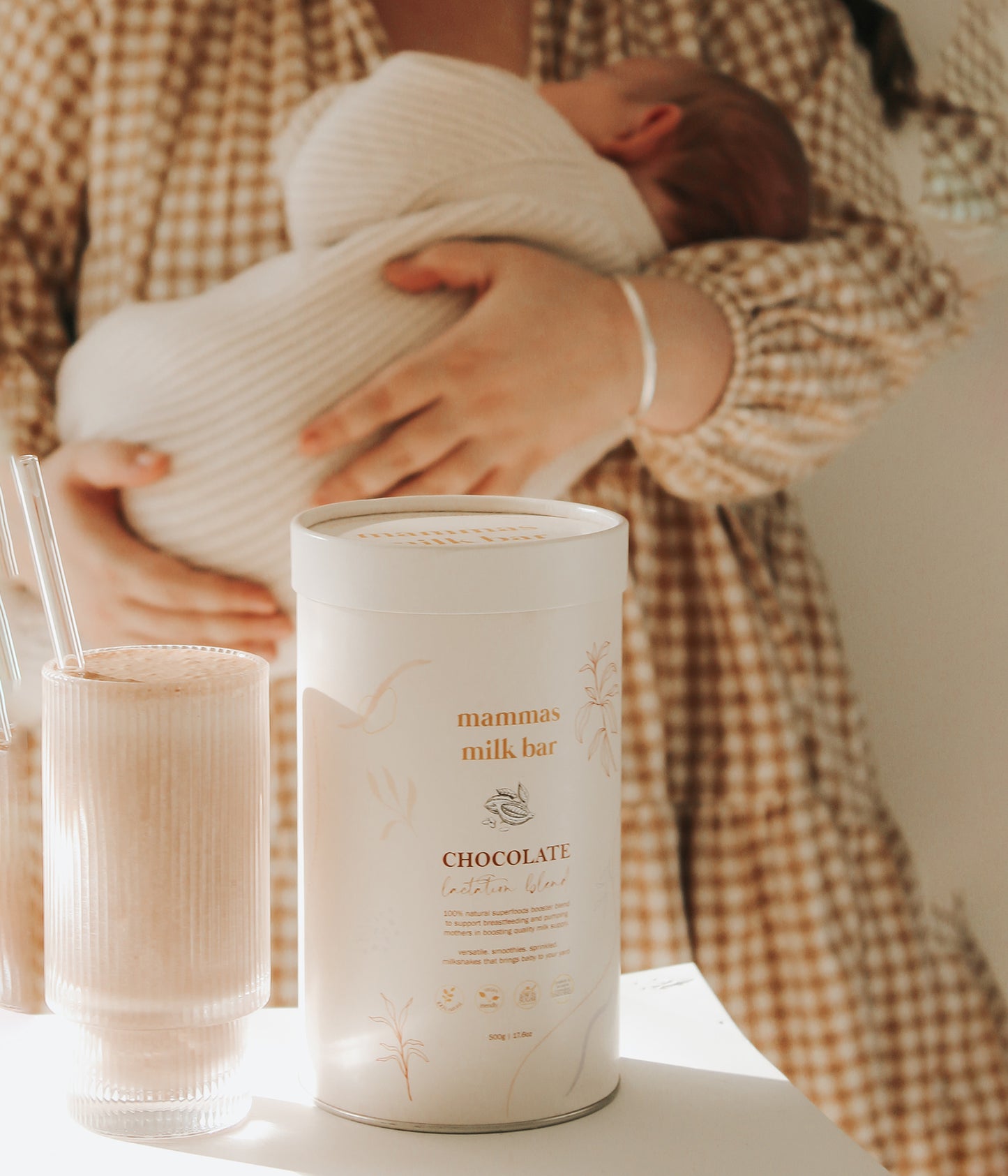 Flourish Maternity - Chocolate lactation blend mammas milk bar NZ