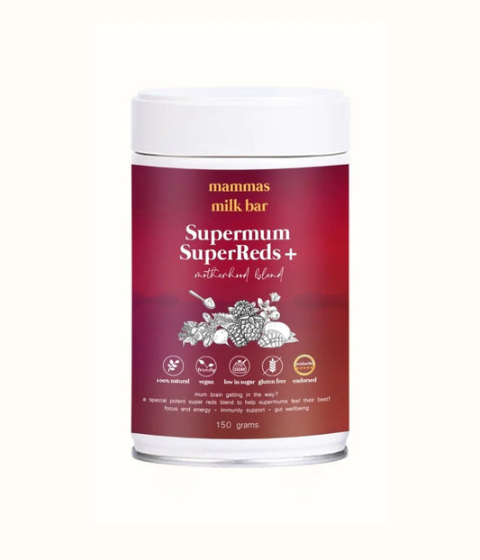 Supermum SuperReds + pregnancy & postpartum blend by Mammas Milk Bar at Flourish Maternity NZ