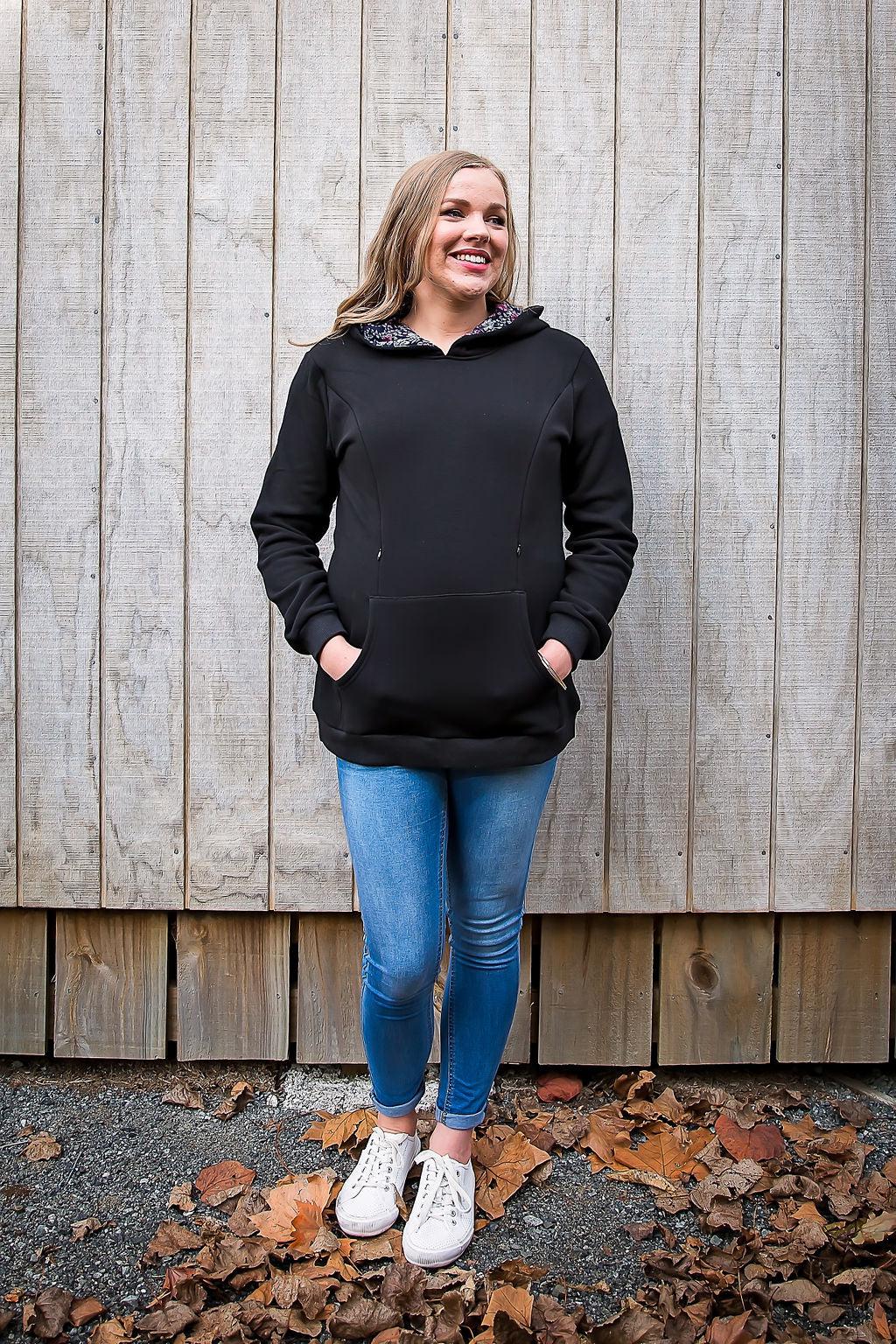 Breastfeeding hoodie, maternity hoodie NZ