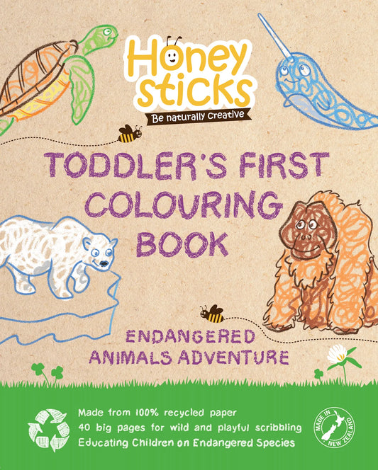 Toddlers first colouring book nz