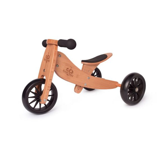 Balance bike that turns into a trike kinderfeets quality wooden toys nz