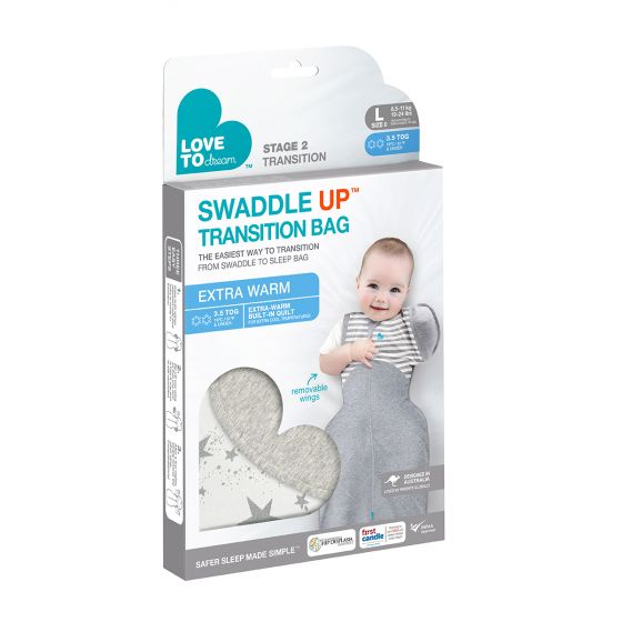 Love to dream transition swaddle extra warm Flourish Maternity NZ