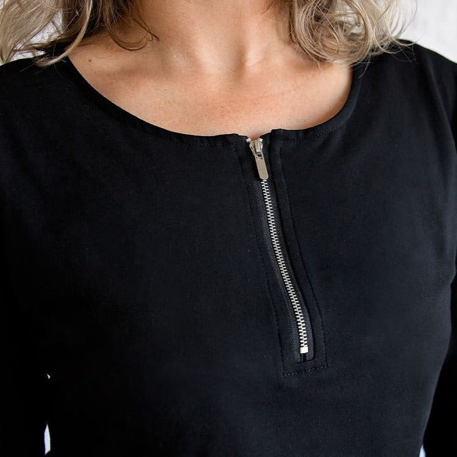 Breastfeeding and maternity long sleeve top NZ