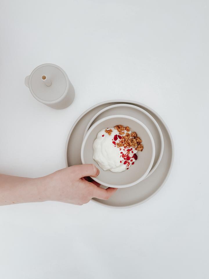 Premium baby and childrens dinnerware set. BPA free and non toxic. Flourish Maternity