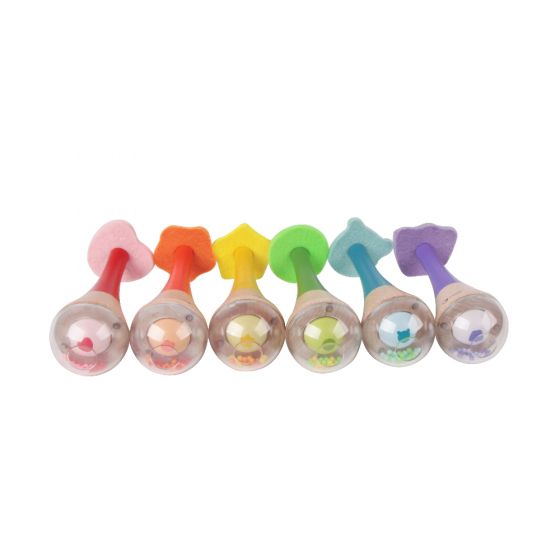 Flourish Maternity NZ. Mum and baby store. Rainbow baby Maracas