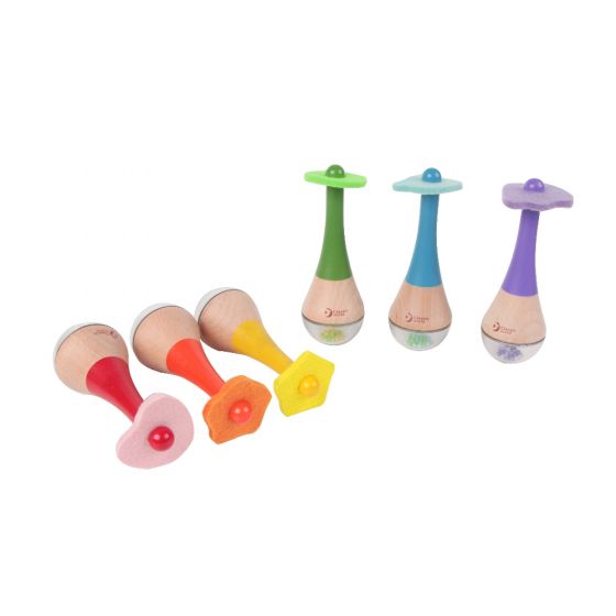 Rainbow baby maracas. Flourish Maternity NZ.