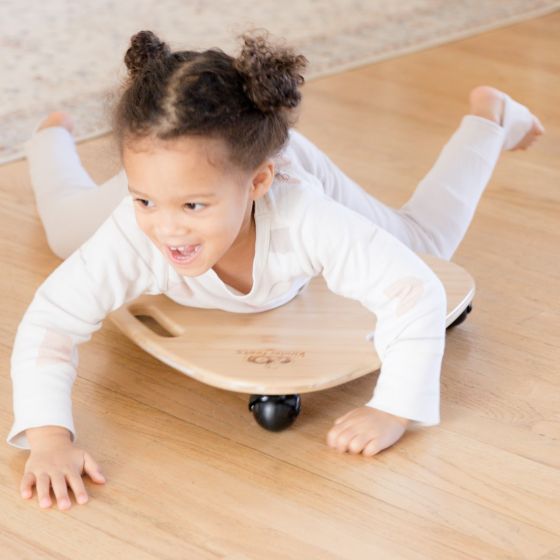 Tummy Glider Kids Wooden Toys NZ Kinderfeet Flourish Maternity NZ