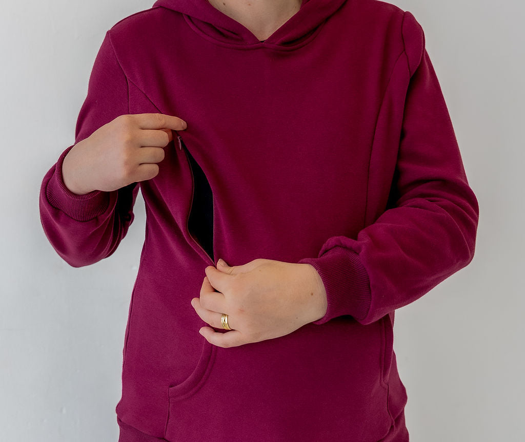 Cherry Breastfeeding Hoodie