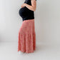 Floral Pink Maxi Skirt - Bump Friendly