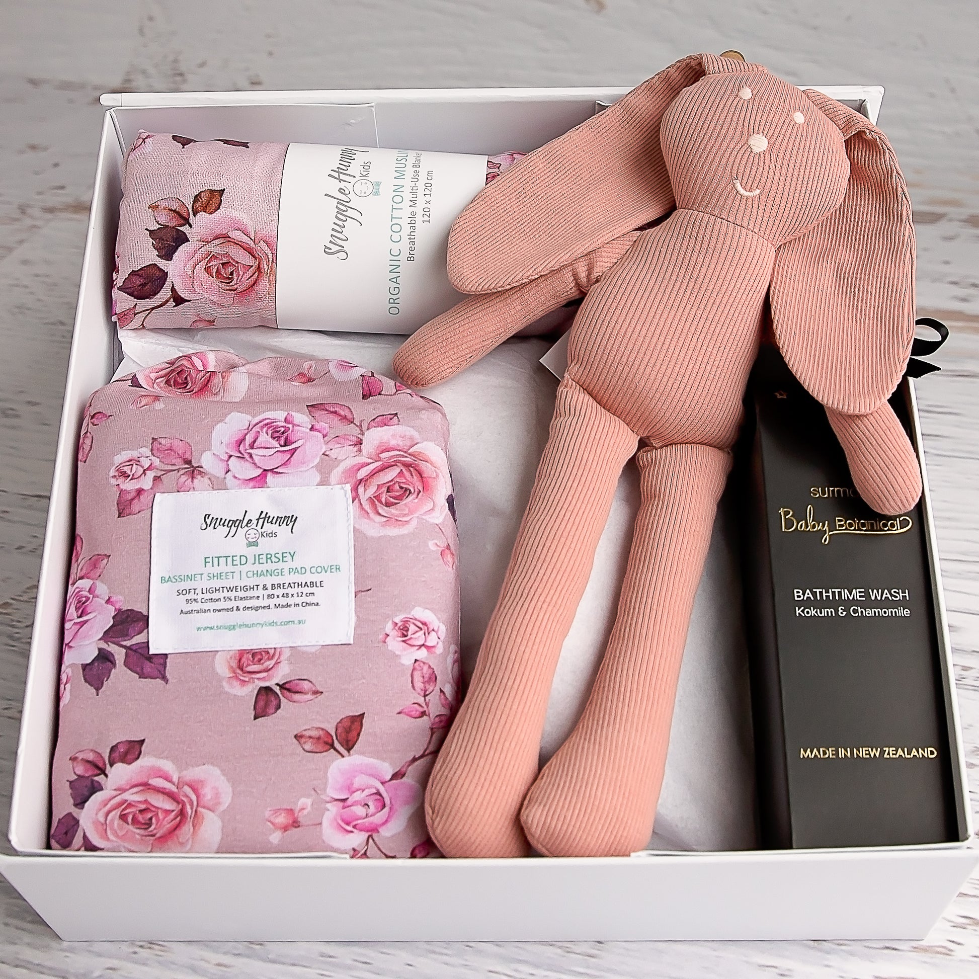 Flourish Maternity online NZ mum and baby store - Baby girl gift box