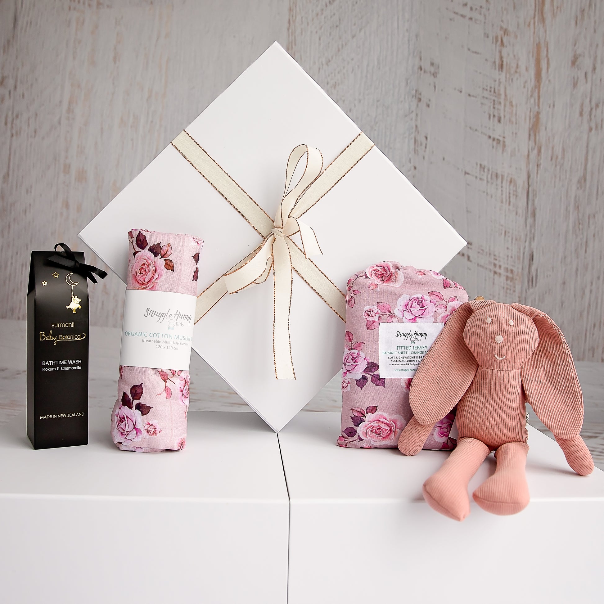 Flourish Maternity online NZ mum and baby store - Baby girl gift box New Zealand.