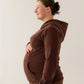 Chocolate Brown Breastfeeding Hoodie