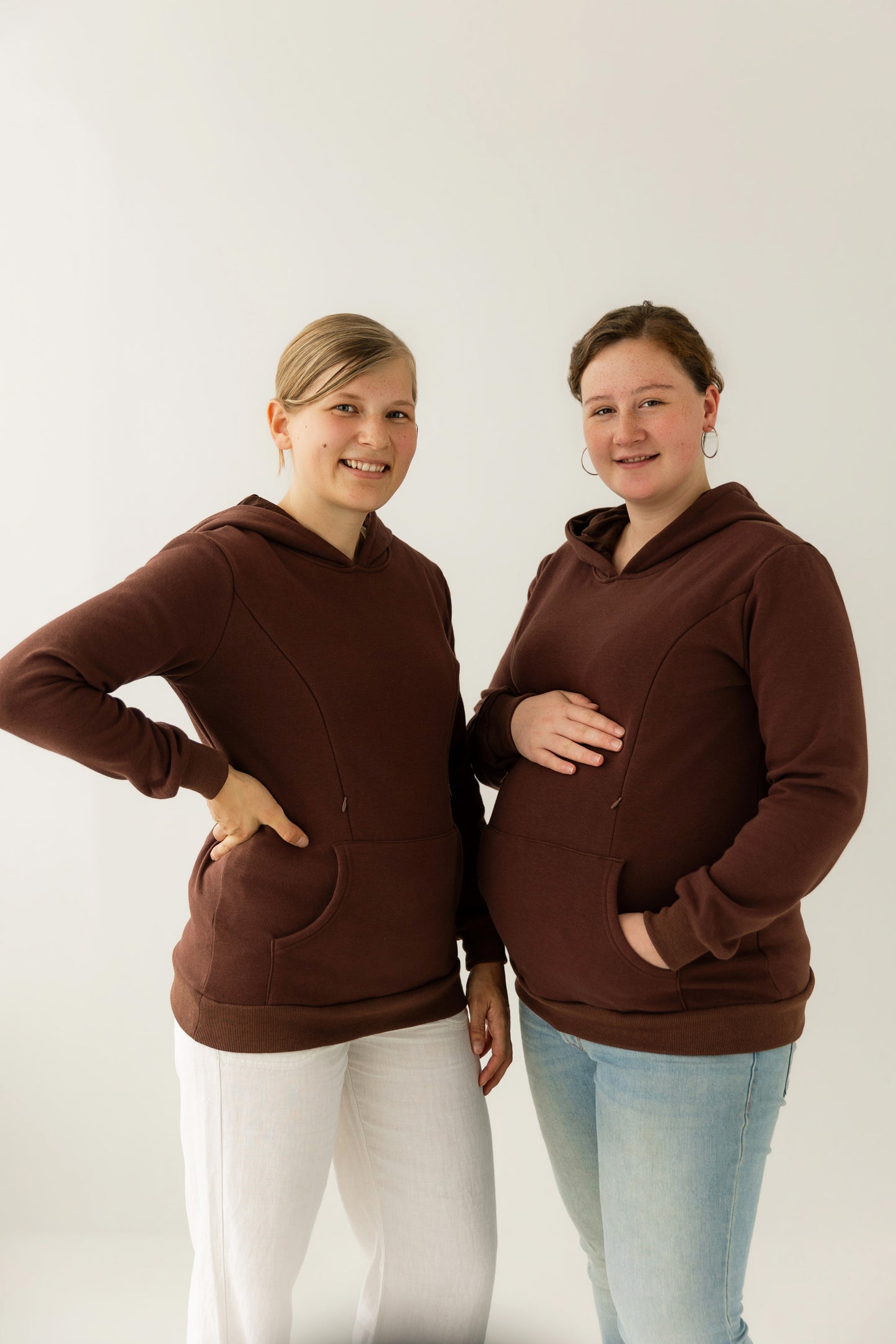 Chocolate Brown Breastfeeding Hoodie