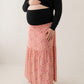 Maternity Maxi Skirt - Floral Pink