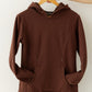 Chocolate Brown Breastfeeding Hoodie