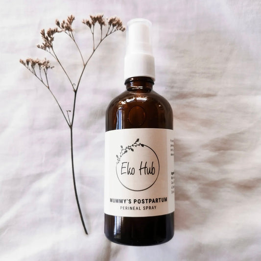 Postpartum vaginal spray. Witch hazel for speedy recovery post birth. Flourish Maternity New Zealand. Mum and baby shop online