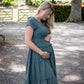 Bella Tiered Dress - Forest Green