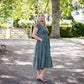 Bella Tiered Dress - Forest Green