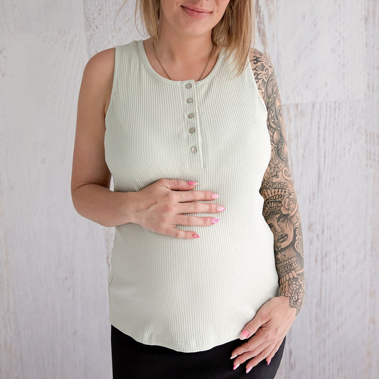 Aurora Singlet - Soft Sage