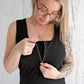 Rose Gold Zipper Dress - Black - Flourish Maternity Breastfeeding Dresses NZ Maternity Dresses New Zealand online mum and baby shop. Postpartum zipper close up.
