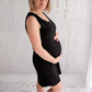 Rose Gold Zipper Dress - Black - Flourish Maternity Breastfeeding Dresses NZ Maternity Dresses New Zealand online mum and baby shop.