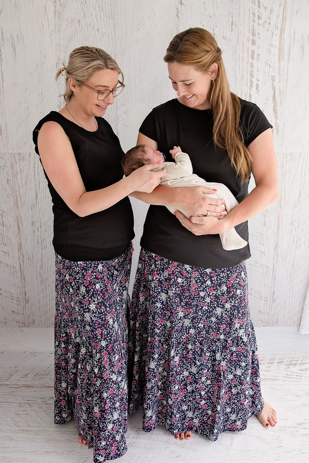 Maxi Maternity Skirt - Vintage Bloom-Flourish Maternity Breastfeeding Dresses NZ Maternity Dresses New Zealand online mum and baby shop.