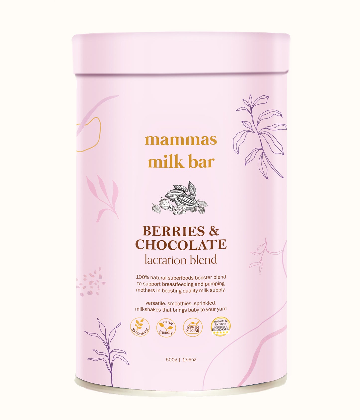 Flourish Maternity NZ - Berries and chocolate lactation blend