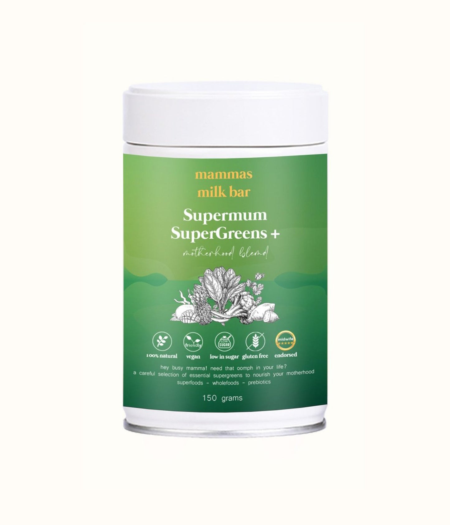 Flourish Maternity NZ - Supermum SuperGreens + Pregnancy & Postpartum Blend