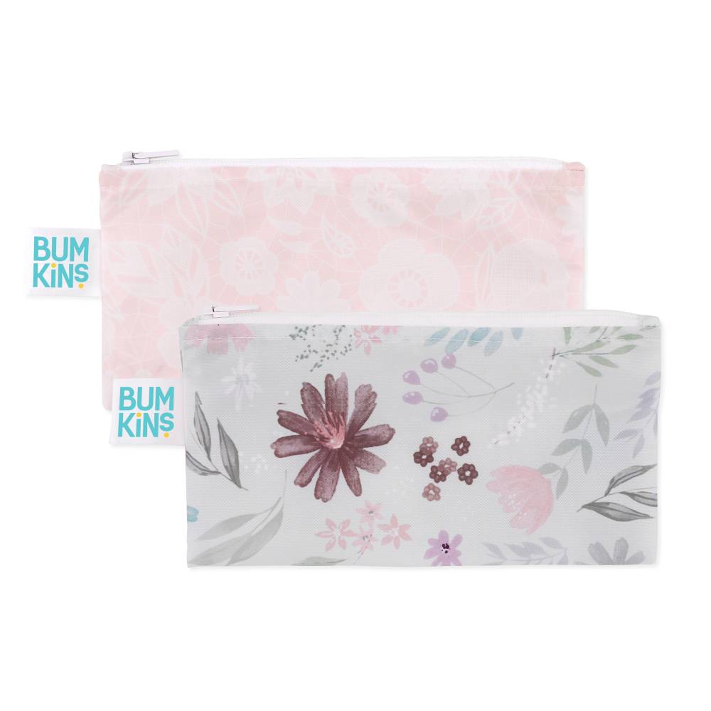 Small snack bag 2pack - Floral & Lace from Flourish Maternity New Zealand. Online mum and baby shop NZ.