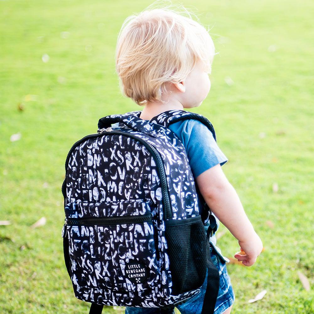 Toddlers mini backpack. Kindy Bag from Little Renegade Company. Flourish Maternity New Zealand