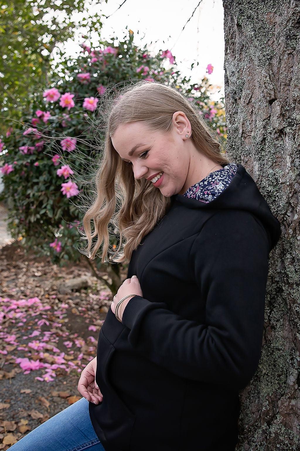 Breastfeeding hoodie, maternity hoodie NZ