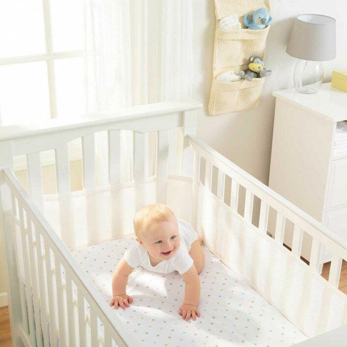 breathable bumper pads for cot. FLourish Maternity