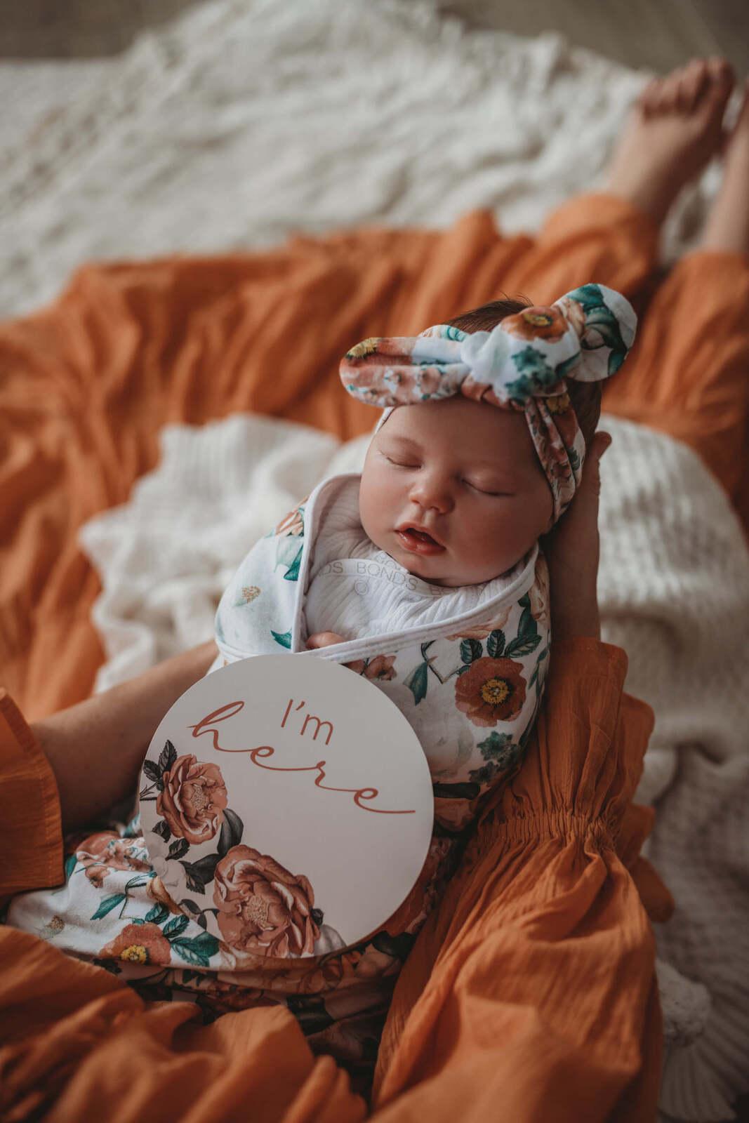 Florence Reversible Milestone Cards-Snuggle Hunny Kids-Baby store NZ Flourish Maternity