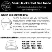 Indigo Bucket Hat-Little Renegade Company- baby store NZ Flourish Maternity