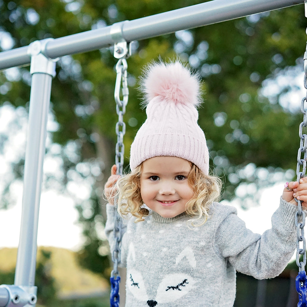 Baby pom pom beanie clearance nz