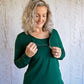 Breastfeeding and maternity long sleeve top nz