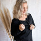 Breastfeeding and maternity long sleeve top NZ