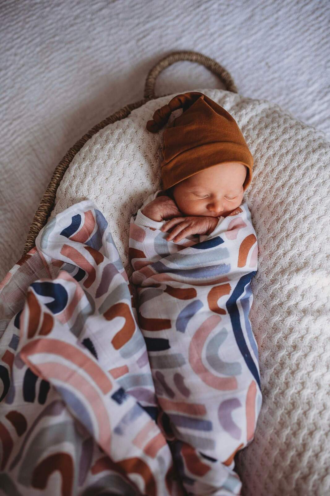 Rainbow Baby Organic Muslin Wrap-Snuggle Hunny Kids-Baby store NZ Flourish Maternity