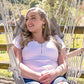Rose Gold Zipper Tee - White-Breastfeeding t-shirt NZ, Maternity t-shirt NZ, Flourish Maternity