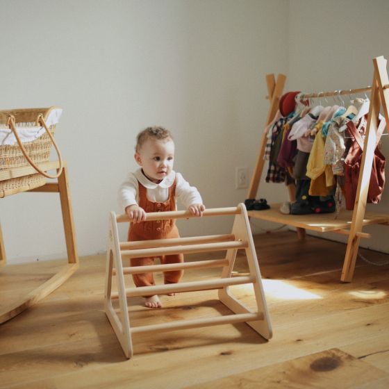 Triangle wooden infant climbing frame NZ