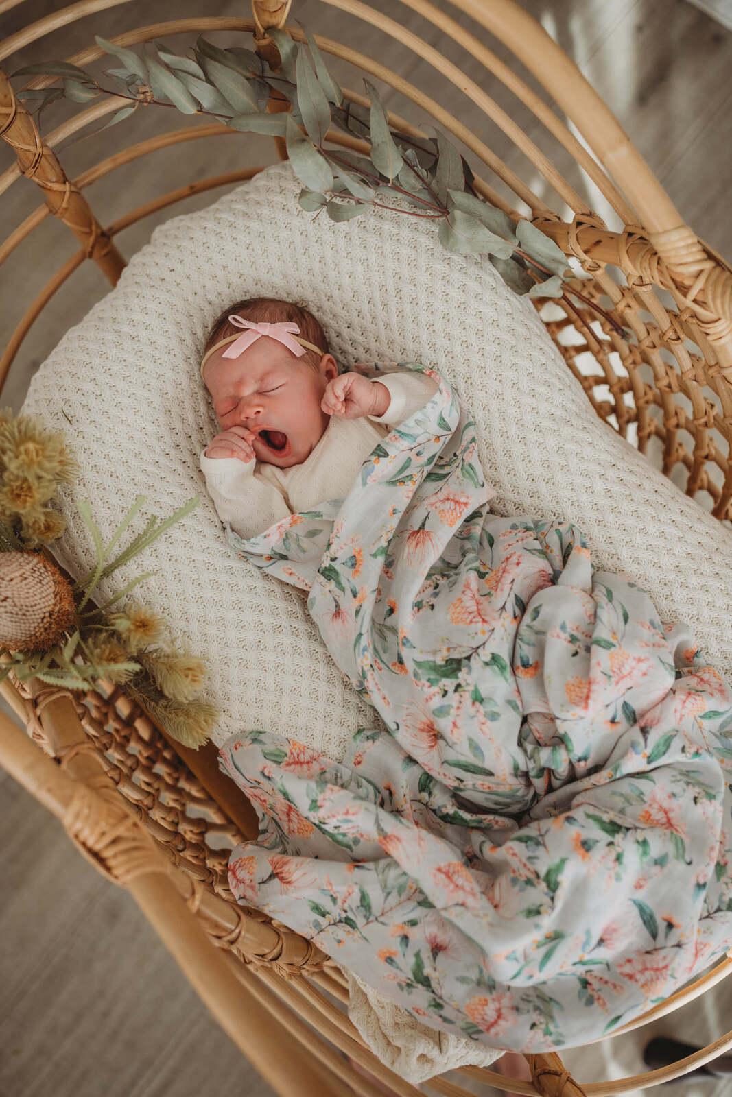 Wattle Organic Muslin Wrap-Snuggle Hunny Kids-Baby store NZ Flourish Maternity