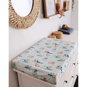 Whale Bassinet Sheet / Change Pad Cover-Bassinet Sheet and Change Pad Cover-Snuggle Hunny Kids-Baby Store NZ-Flourish Maternity