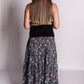 Maxi Maternity Skirt - Vintage Bloom-Flourish Maternity Breastfeeding Dresses NZ Maternity Dresses NZ. Back view of skirt